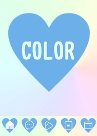 blue color rainbow  F16