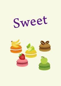 Macaron sweet dessert