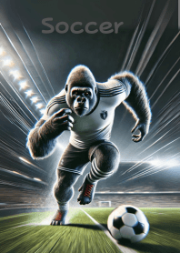 ゴリラ×サッカー 着せかえ