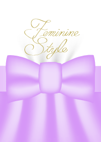 Feminine Style -light purple & White-