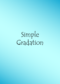 Simple Gradation -Shiny Blue-