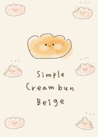 simple Cream bun beige