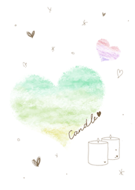 gradation candle