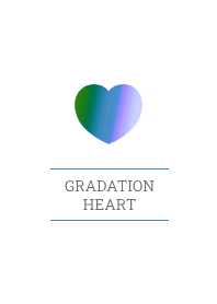 GRADATION HEART THEME :83