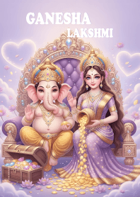 พระพิฆเนศ,พระแม่ลักษมี: รวย รุ่งเรือง