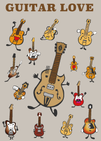 Various vintage guitars