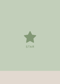 Beige Olive Green / Simple Lucky Star