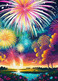 Beautiful Fireworks Theme#739