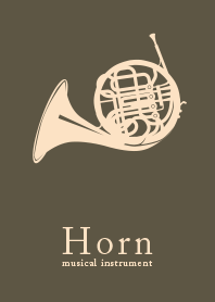 horn gakki Tauny olive