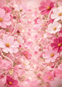 Pink Cosmos Charm | Bitasui