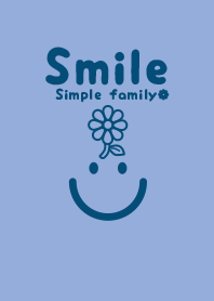 Smile & flower Fountain Blue