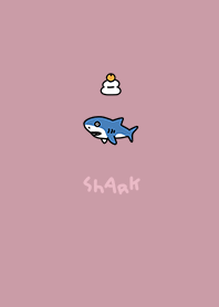 Mochi and surprised shark dull pink.