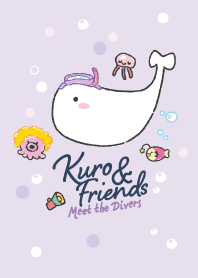 Kuro & Friends - Meet the Divers(Pastel)