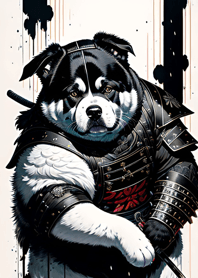 Samurai Anjing Ukiyo-e 10