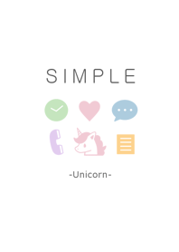 SIMPLE -Unicorn- Pastel Color