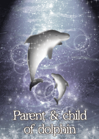 Parent & child of dolphin 6White-50coins