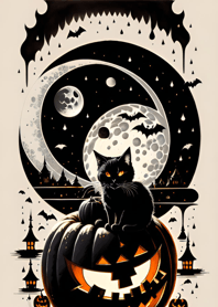 halloween cat C7B9EF