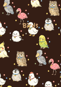 My beloved bird03 brown