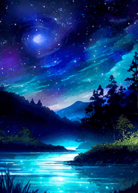 綺麗な星空の夜景着せかえ#264