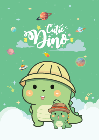 เจ้าไดโน เบบี๋ กาแล็กซี สีเขียวพาสเทล