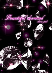 Beautiful diamond cherry pink