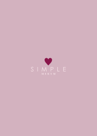DUSKY PINK - SIMPLE HEART 37