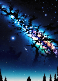 Mountain, Sea, and Moonlit Night 3fF127