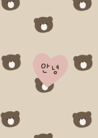 クマだらけ。韓国語。