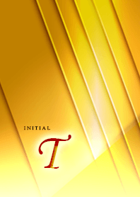 Initial "T"_Happy Gold