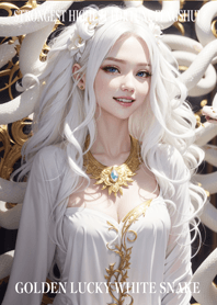 Golden White Snake of Luck 83