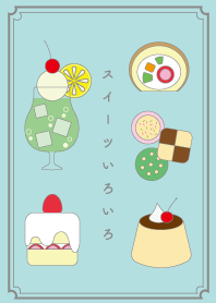 Various coffee shop sweets