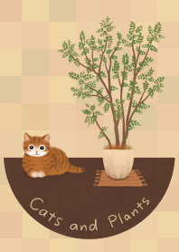 Cat illustration theme 10J