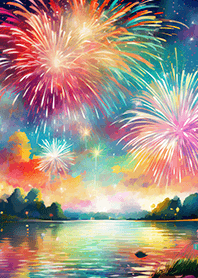 Beautiful Fireworks Theme#329