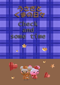 Rabbit and bear daily<Check,some time>