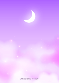 crescent moon-purple