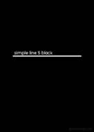 simple line 5 black