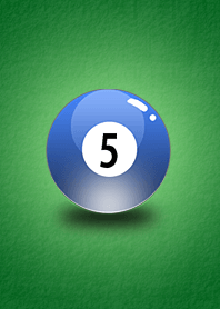 Billiard ball*5*five*May*