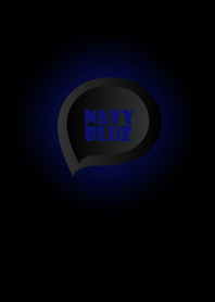 Navy Blue Button In Black V.3