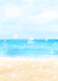Summer sea of watercolor #pop
