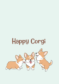 happy Welsh Corgi.3