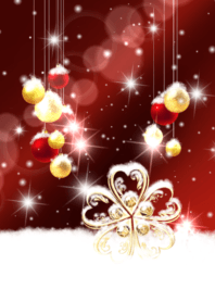 Fortune up Gold clover in White Xmas