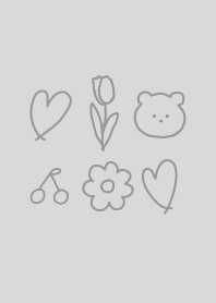 大人のおしゃれ着せかえ(gray)