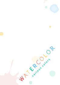 WATERCOLOR -various colors-