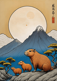 Ukiyo-e - Capybara 23A32C