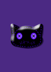 Simple Button Cat Purple