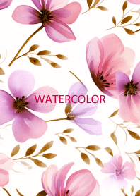 WATERCOLOR-PINK FLOWER 29