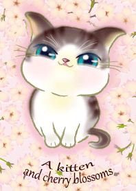 桜大好き・子猫ちゃんのお花見2