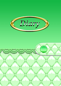 Quilting Lace Green Diary