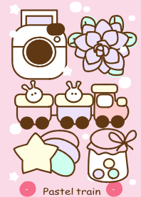 Lovely pastel trains 10