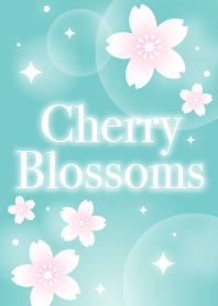 Cherry Blossoms2(emerald green)